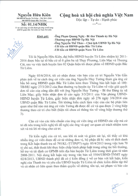 "Hậu" bầu cử tại 2 quận Từ Liêm mới: Lọt ứng viên “bất thường”?